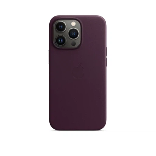 Чехол Leather Case MagSafe с анимацией для iPhone16 Pro